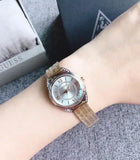 Buy Shop Guess Whisper Silver Dial Gold Mesh Bracelet Watch for Women - W1084L2 USA Online