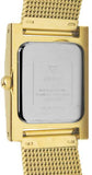 Buy Shop Guess Nouveau Diamonds Gold Dial Gold Mesh Bracelet Watch for Women - W0127L2 USA Online