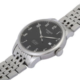Buy Shop Tissot T Classic Powermatic 80 Black Dial Silver Steel Strap Watch For Men - T41.1.483.52 USA Online