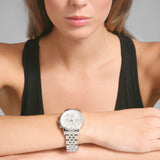 Buy Shop Michael Kors Ritz White Dial Silver Stainless Steel Strap Watch for Women - MK5020 USA Online