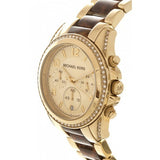 Buy Shop Michael Kors Blair Gold Dial Two Tone Steel Strap Watch for Women - MK6094 USA Online