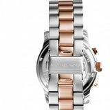 Buy Shop Michael Kors Runway Chronograph Blue Dial Two Tone Steel Strap Watch For Women - MK6166 USA Online