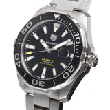 Buy Shop Tag Heuer Aquaracer Caliber 5 Black Dial Silver Steel Strap Watch for Men - WAY201A .BA0927 USA Online