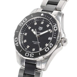Buy Shop Tag Heuer Aquaracer Quartz Black Dial Two Tone Steel Strap Watch for Women - WAY131C.BA0913 USA Online