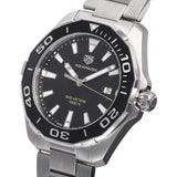 Buy Shop Tag Heuer Aquaracer Quartz Black Dial Silver Steel Strap Watch for Men - WAY101A.BA0746 USA Online