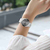 Buy Shop Calvin Klein Minimal Grey Dial Silver Mesh Bracelet Watch for Men - K3M211Y3 USA Online