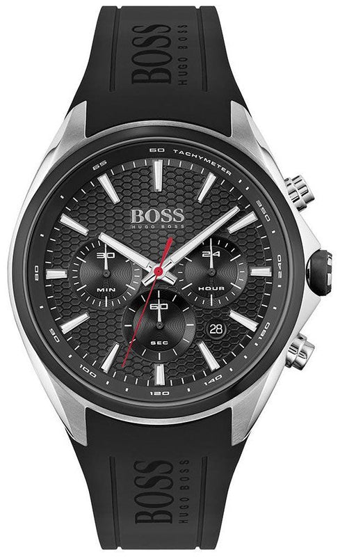 Buy Shop Hugo Boss Distinct Black Dial Black Rubber Strap Watch for Men - 1513855 USA Online