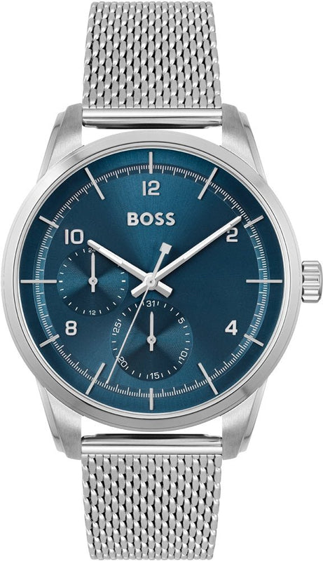 Buy Shop Hugo Boss Sophio Blue Dial Silver Mesh Bracelet Watch for Men - 1513942 USA Online