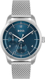 Buy Shop Hugo Boss Sophio Blue Dial Silver Mesh Bracelet Watch for Men - 1513942 USA Online