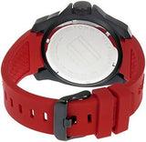 Buy Shop Tommy Hilfiger Windsurf Black Dial Red Rubber Strap Watch for Men - 1791112 USA Online