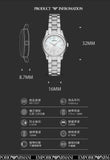 Buy Shop Emporio Armani Federica Mother of Pearl Dial Silver Steel Strap Watch For Women - AR11557 USA Online