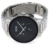 Buy Shop Hugo Boss Peak Black Dial Silver Steel Strap Watch for Men - 1513762 USA Online