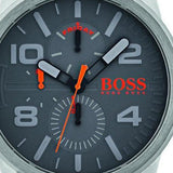 Buy Shop Hugo Boss Detroit Sport Analog Grey Dial Grey Rubber Strap Watch For Men - 1550007 USA Online