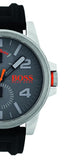 Buy Shop Hugo Boss Detroit Sport Analog Grey Dial Grey Rubber Strap Watch For Men - 1550007 USA Online