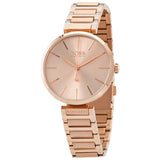 Hugo Boss Allusion Rose Gold Dial Rose Gold Steel Strap Watch For Women - 1502418