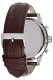 Hugo Boss Jet White Dial Brown Leather Strap Watch for Men - 1513280