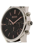 Buy Shop Hugo Boss Time One Black Dial Brown Leather Strap Watch for Men - 1513448 USA Online