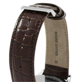 Hugo Boss Jet Chronograph Silver Dial Brown Leather Strap Watch for Men - 1513280