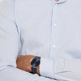 Buy Shop Hugo Boss Jackson Blue Dial Black Leather Strap Watch for Men - 1513371 USA Online