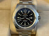 Buy Shop Breitling Colt Automatic 44mm Black Dial Stainless Steel Mens Watch - A1738811/BD44/173A USA Online