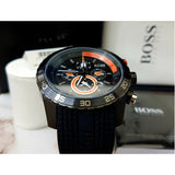 Buy Shop Hugo Boss Motorsport Special Edition Black Dial Black Rubber Strap Watch For Men - HB1512662 USA Online