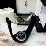 Buy Shop Hugo Boss Motorsport Special Edition Black Dial Black Rubber Strap Watch For Men - HB1512662 USA Online