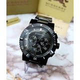Buy Shop Burberry The City Grey Dial Gunmetal Grey Steel Strap Watch for Men - BU9381 USA Online