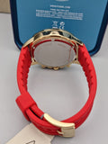 Buy Shop Fossil Bannon Multifunction Black Dial Red Silicone Strap Watch for Men - BQ2499 USA Online