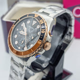 Buy Shop Fossil FB-03 Chronograph Black Dial Silver Steel Strap Watch for Men - FS5768 USA Online