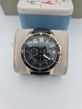 Buy Shop Fossil Grant Sport Chronograph Blue Dial Blue Leather Strap Watch for Men - FS5237 USA Online