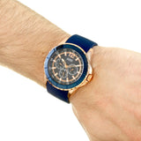 Buy Shop Guess Maverick Blue Dial Blue Rubber Strap Watch for Men - W0485G1 USA Online