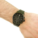 Buy Shop Tommy Hilfiger Quartz Black Dial Black Steel Strap Watch for Men - 1791634 USA Online