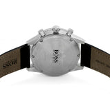 Buy Shop Hugo Boss Aero Chronograph Black Dial Black Leather Strap Watch for Men - 1513770 USA Online