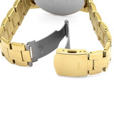 Buy Shop Guess Hendrix Multifunction Black Dial Gold Steel Strap Watch for Men - W1309G2 USA Online