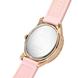 Buy Shop Guess Sparkling Diamonds Pink Dial Pink Rubber Strap Watch for Women - W0032L9 USA Online