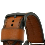 Buy Shop Fossil Bronson Black Dial Brown Leather Strap Watch for Men - FS5714 USA Online