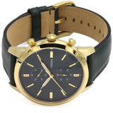 Buy Shop Fossil Townsman Chronograph Green Dial Green Leather Strap Watch for Men - FS5599 USA Online