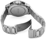 Buy Shop Hugo Boss Peak Black Dial Silver Steel Strap Watch for Men - 1513762 USA Online