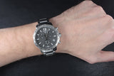 Buy Shop Tissot Quickster Chronograph Black Dial Silver Steel Strap Watch For Men - T095.417.11.067.00 USA Online