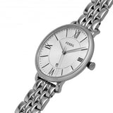 Buy Shop Fossil Jacqueline White Dial Silver Steel Strap Watch for Women - ES3433 USA Online