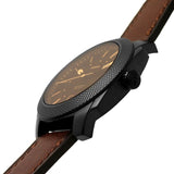 Buy Shop Fossil Machine Chronograph Black Dial Brown Leather Strap Watch for Men - FS5234 USA Online