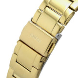 Buy Shop Guess Moonlight Multi Function Diamonds Gold Dial Gold Steel Strap Watch for Women - GW0320L2 USA Online