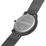 Buy Shop Calvin Klein Minimal Grey Dial Grey Mesh Bracelet Watch for Men - K3M517P4 USA Online