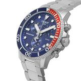 Tissot Seastar 1000 Chronograph Blue Dial Silver Steel Strap Watch For Men - T120.417.11.041.03