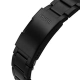 Buy Shop Fossil Bronson Chronograph Black Dial Black Steel Strap Watch for Men - FS5712 USA Online