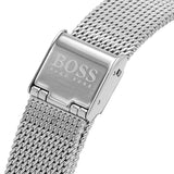 Hugo Boss Flawless Silver Dial Silver Mesh Bracelet Watch for Women -1502551