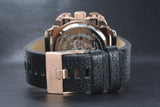 Buy Shop Diesel BAMF Chronograph Black Dial Black Leather Strap Watch For Men - DZ7346 USA Online