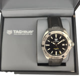 Buy Shop Tag Heuer Aquaracer Quartz Black Dial Black Rubber Strap Watch for Men - WBD1110.FT8021 USA Online