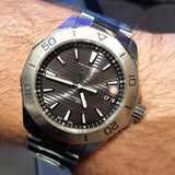 Buy Shop Tag Heuer Aquaracer Professional 200 Solargraph Quartz Black Dial Silver Steel Strap Watch for Men - WBP1114.BA0000 USA Online