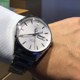 Buy Shop Tag Heuer Carrera Calibre 5 Automatic White Dial Silver Steel Strap Watch for Men - WAR201B.BA0723 USA Online